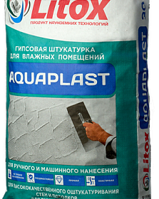 Гипсовая штукатурка для влажных помещений AQUAPLAST (30кг)